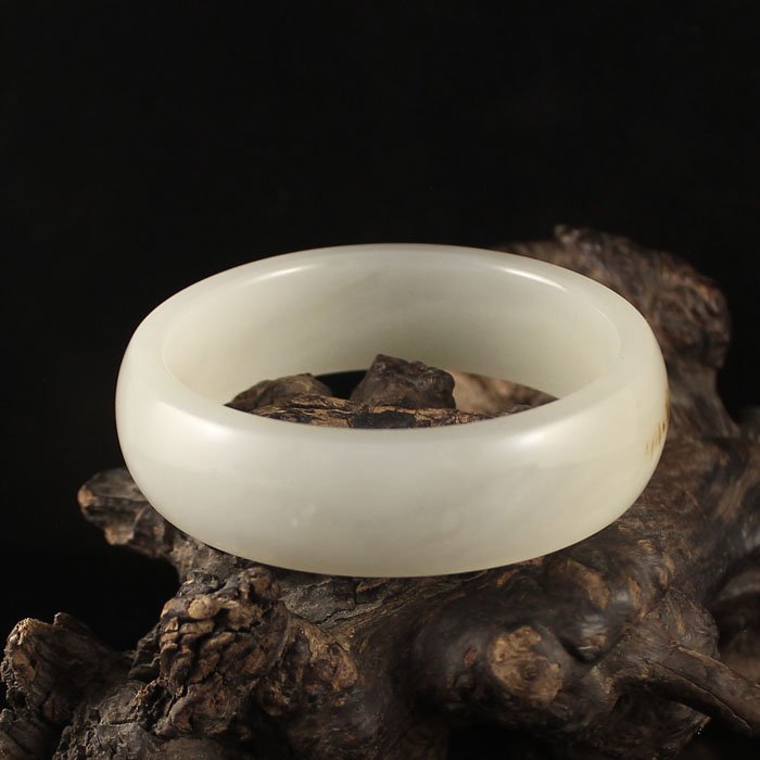 Inside Diameter 59 mm Chinese Hetian Jade Bracelet (1 of 7)