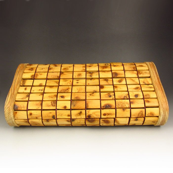 Chinese Natural Thuja Sutchuenensis Wood Pillow (1 of 10)
