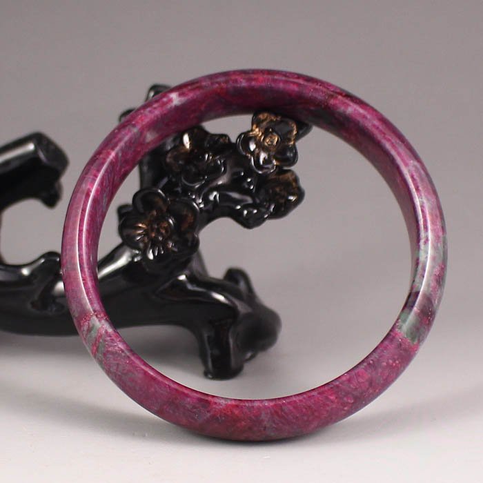 Inside Diameter 63 mm Chinese Natural Jade Bracelet (1 of 9)