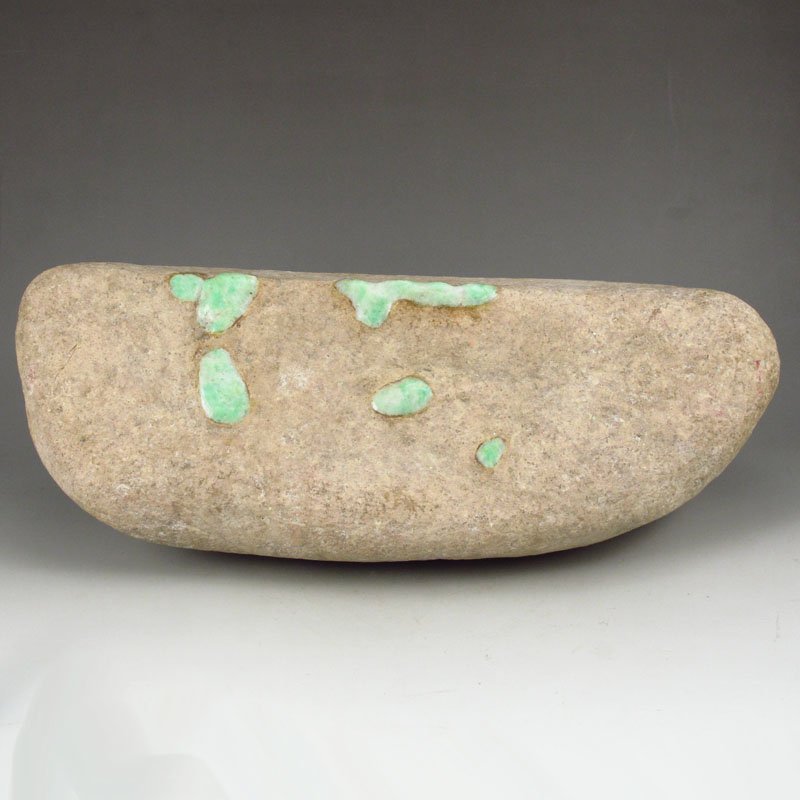 Superb Natural Jadeite Original Stone / Gamble Stone (1 of 9)
