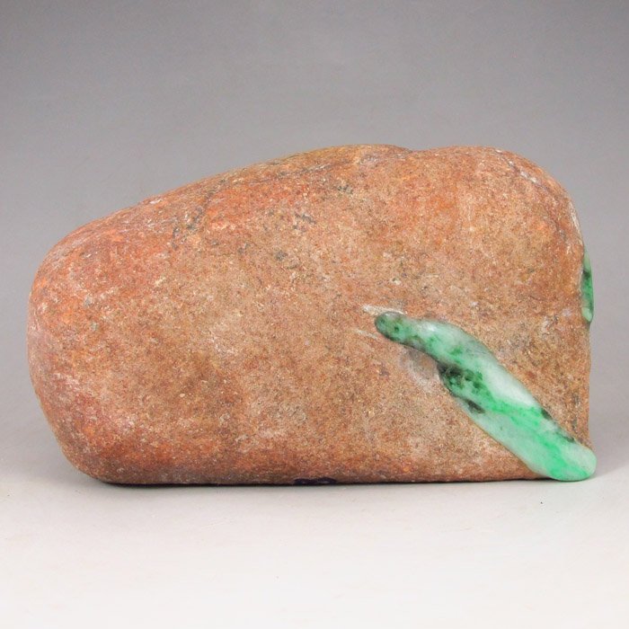 Superb Jadeite Original Stone / Gamble Stone Statue (1 of 8)