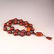Vintage Chinese Natural Red Agate Beads Necklace - 3