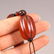 Vintage Chinese Natural Red Agate Beads Necklace - 4