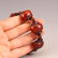 Vintage Chinese Natural Red Agate Beads Necklace - 6