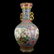 China Gilt Gold Famille Rose Porcelain Double Ears Vase - 4