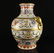Chinese Gilt Gold Famille Rose Double Ear Porcelain Pot - 4