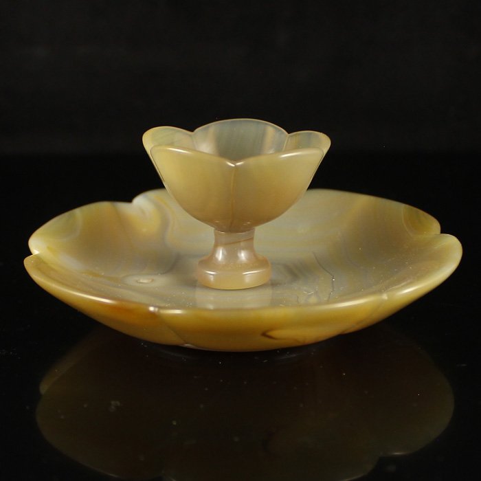 A Set Chinese Natural Agate Brush Washers (1 of 10)