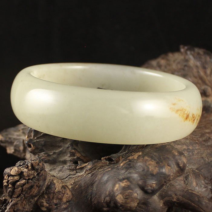 Inside Diameter 60 mm Chinese Hetian Jade Bracelet (1 of 7)