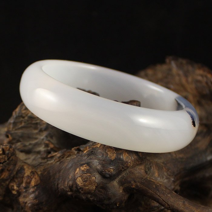 Inside Diameter 58 mm Chinese Natural Agate Bracelet (1 of 7)