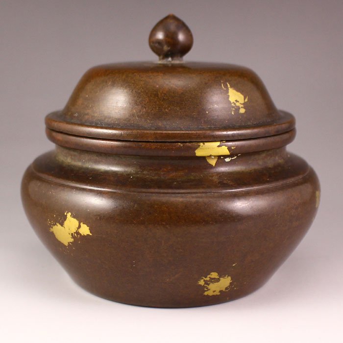 Chinese Red Copper Pot & Lid (1 of 6)
