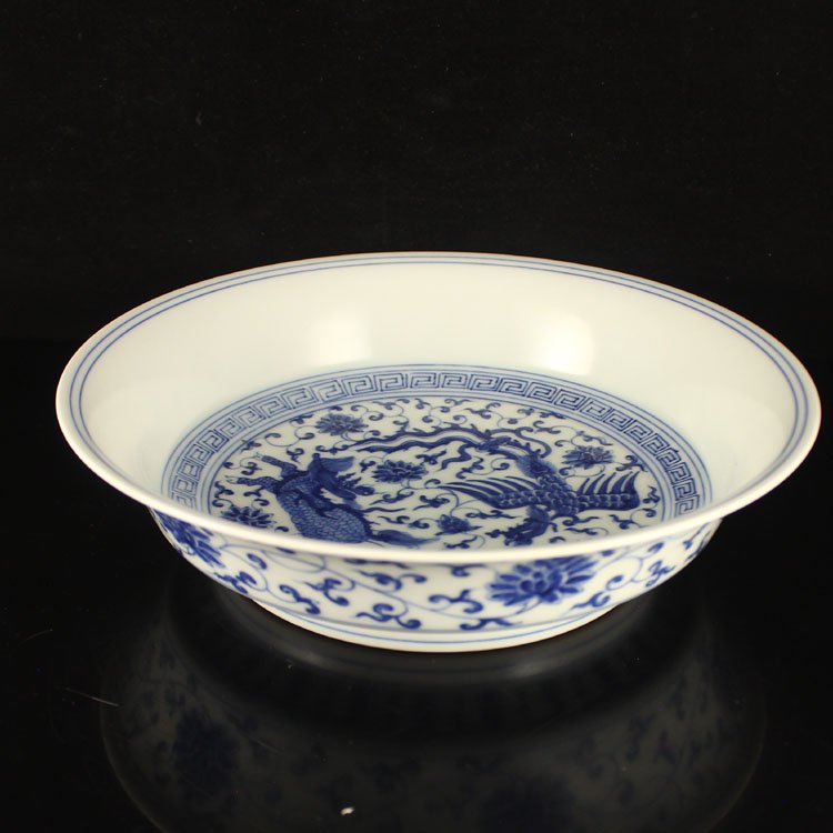 Hand-painted Chinese Blue And White Porcelain Plate (1 of 9)