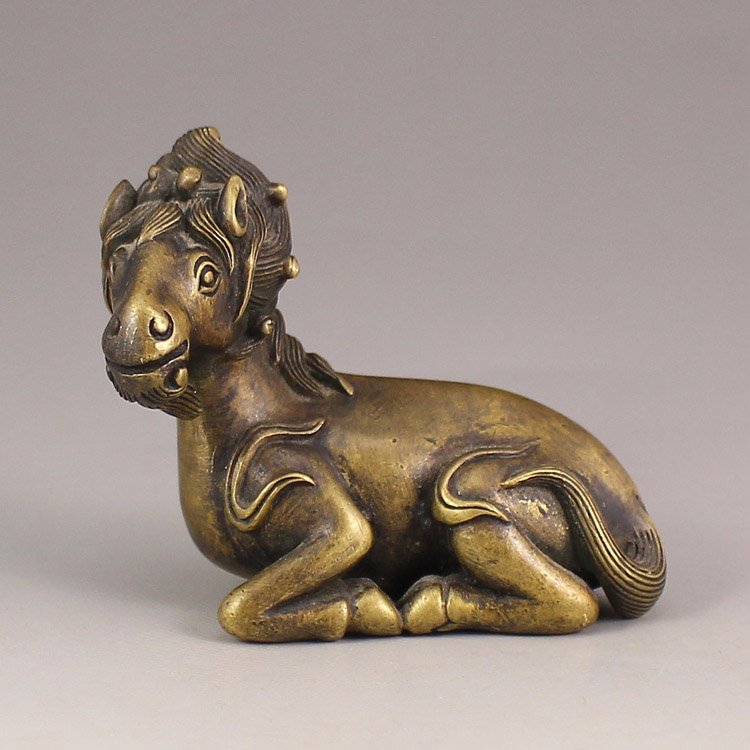 Chinese Brass Statue - Fortune Horse (1 of 6)