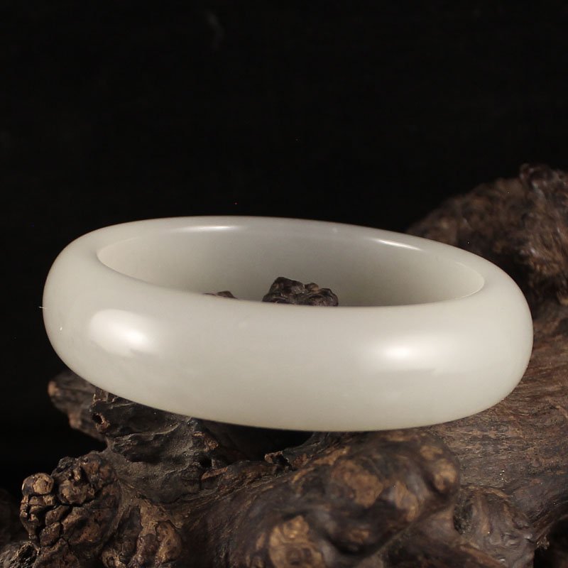 Inside Diameter 60 mm Chinese Hetian Jade Bracelet (1 of 6)