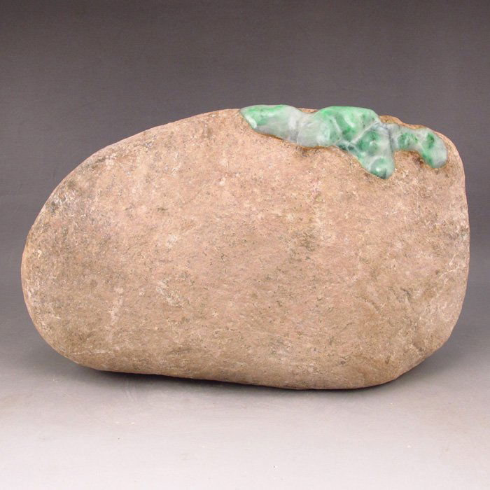 Natural Jadeite Original Stone / Gamble Stone Statue (1 of 7)