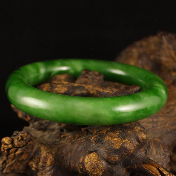 Inside Diameter 57 mm Chinese Hetian Jade Bracelet (1 of 7)