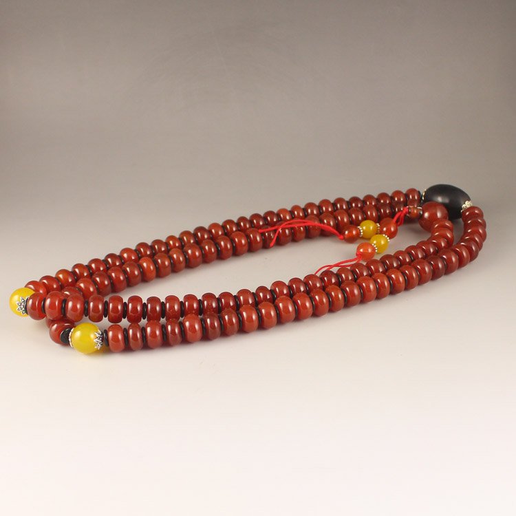 Beautiful Chinese Natural Agate Beads Necklace (1 of 6)