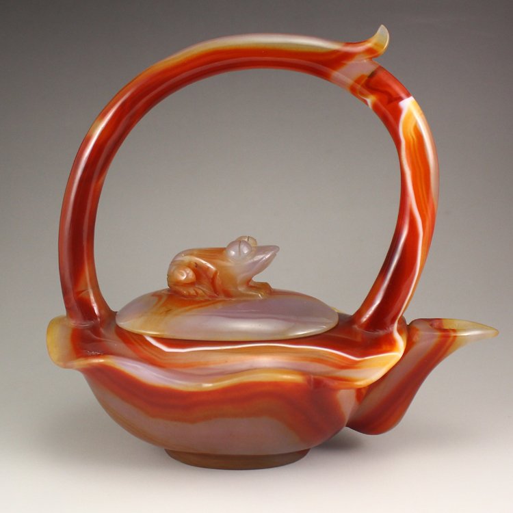 Chinese Natural Agate Teapot (1 of 6)