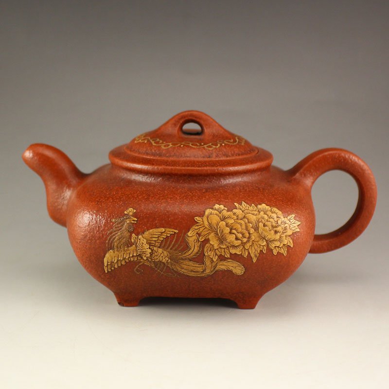 Chinese Yixing Zisha / Purple Clay Teapot (1 of 6)