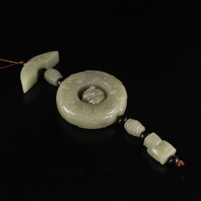 Chinese Hetian Jade Pendant - Fortune Monkey (1 of 5)