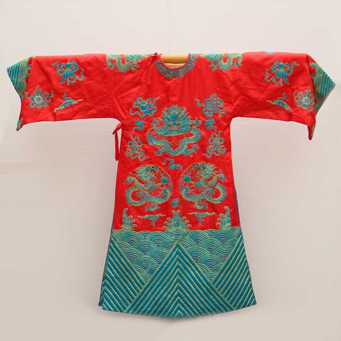 Chinese Emperor's Silk Cloth Dragon Robe (1 of 10)