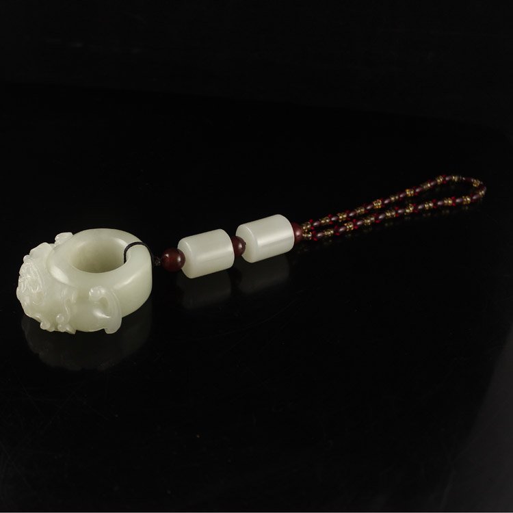 Chinese Natural Hetian Jade Pendant - Fortune Beast (1 of 10)