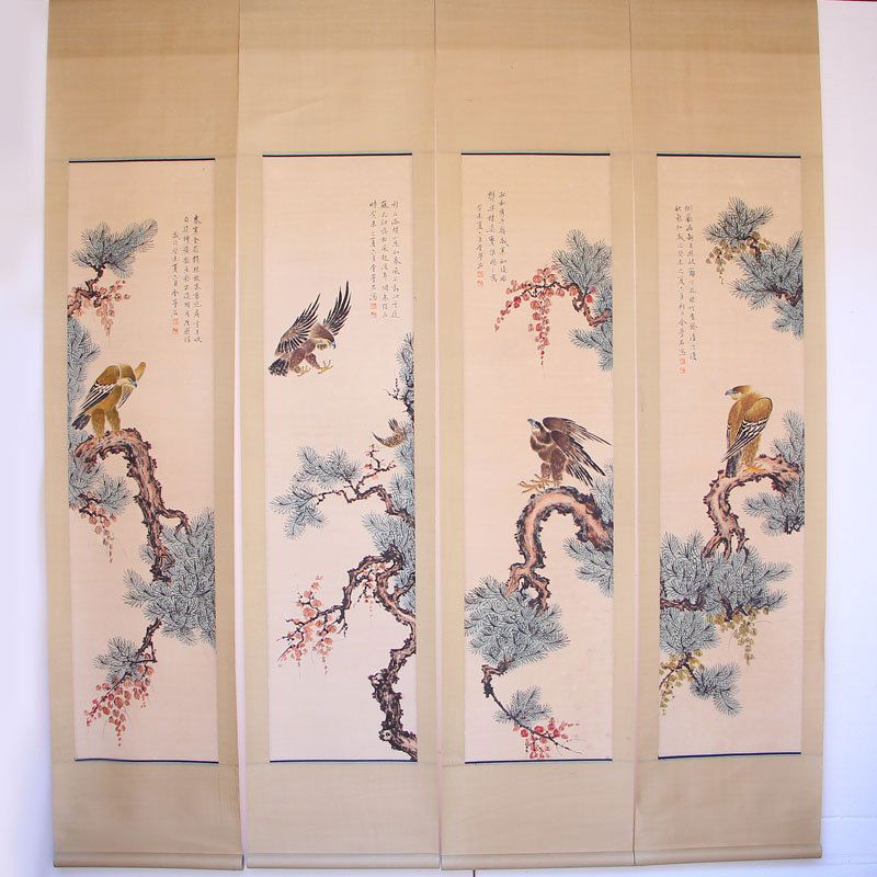 Watercolour Xuan Paper Painting Jin Mengshi 1869-1952 (1 of 10)