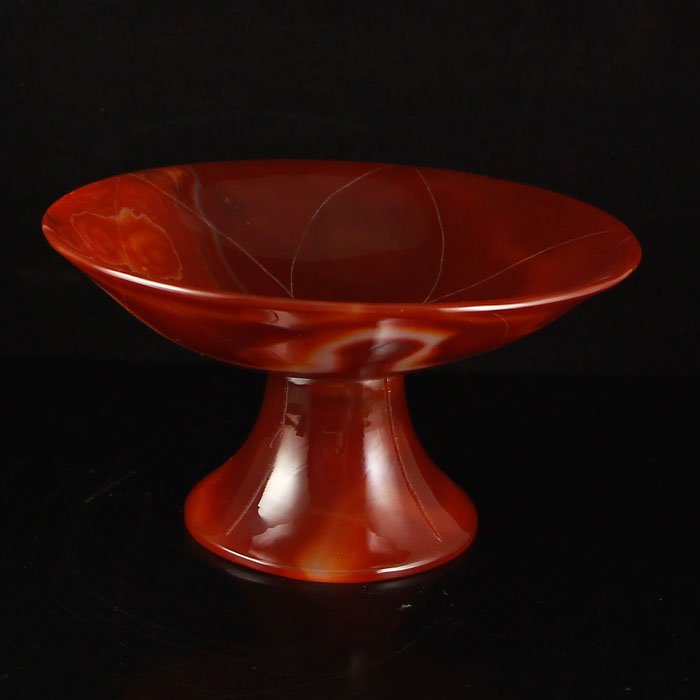 Beautiful Color Chinese Red Agate Plate (1 of 4)