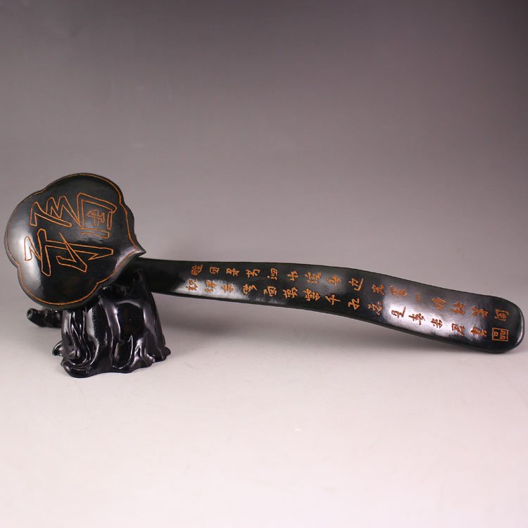 Vintage Chinese Hetian Jade Ruyi Statue (1 of 6)