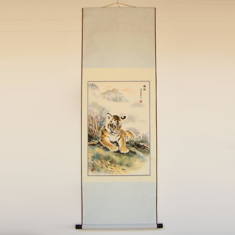 Chinese Watercolour on Xuan Paper Calligraphy Painting (1 of 6)