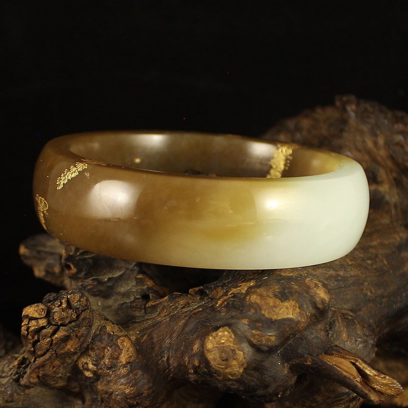 Inside Diameter 60 mm Chinese Hetian Jade Bracelet (1 of 8)
