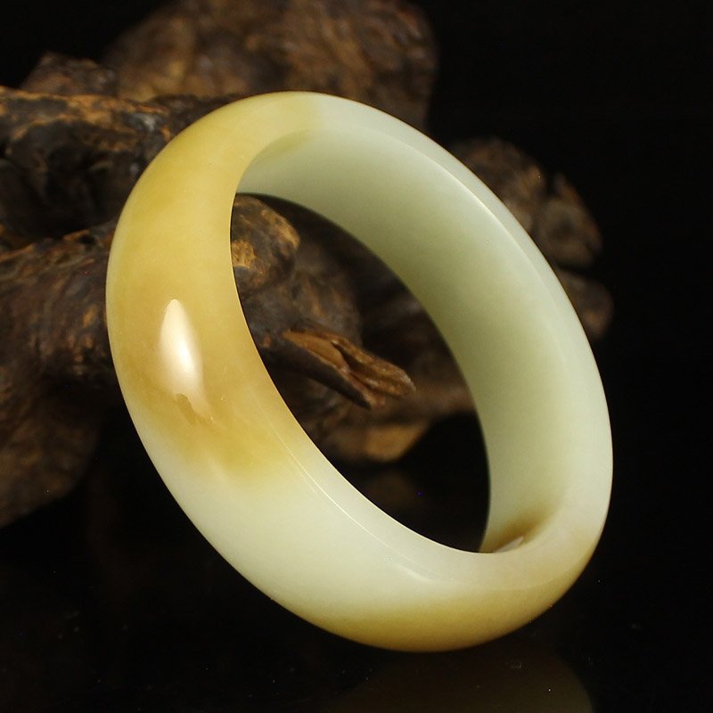 Inside Diameter 58 mm Chinese Hetian Jade Bracelet (1 of 8)