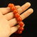 Chinese Nanhong Agate Beads Bracelet - 5