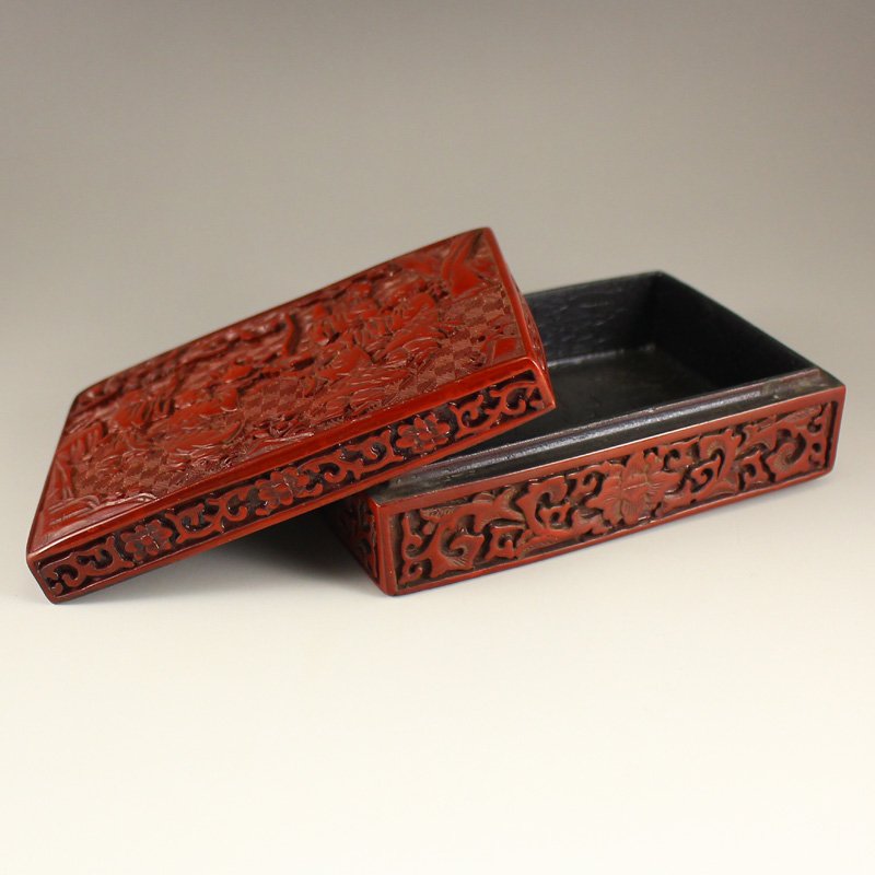 Vintage Chinese Lacquerware Jewel Box (1 of 5)