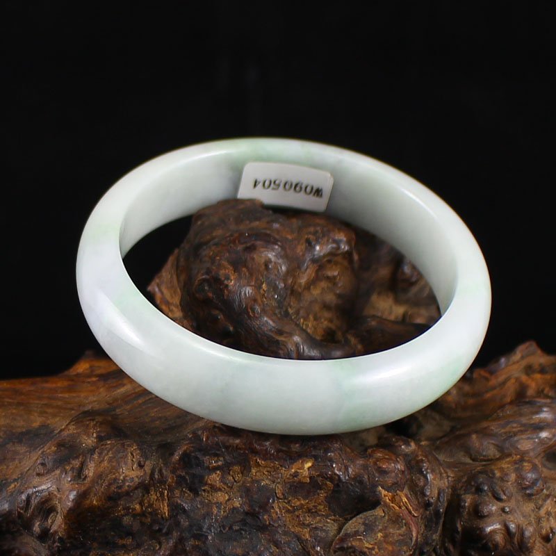 Inside Diameter 55 mm Natural Jadeite Bracelet (1 of 8)