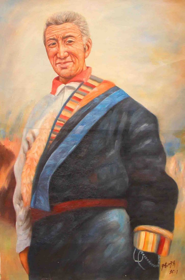 Oil Painting Chinese Tibet Contemporary Figure Art (1 of 7)