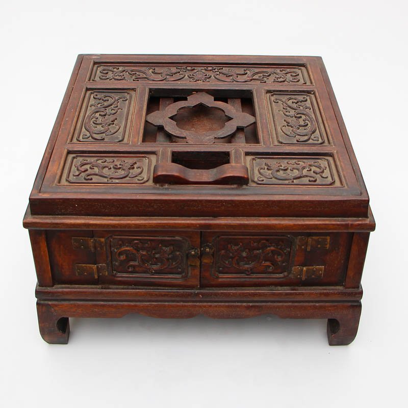 Vintage Chinese Zitan Wood Table (1 of 8)