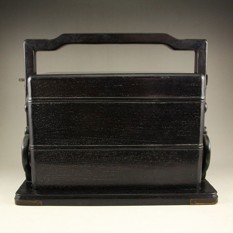 Vintage Chinese Zitan Wood Food Box (1 of 6)