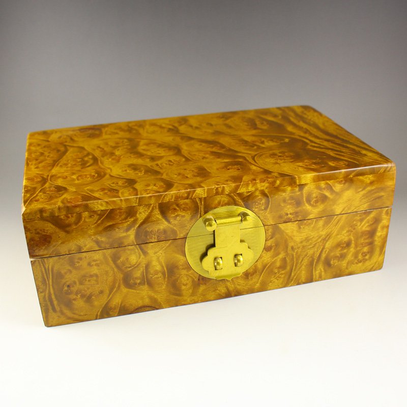 Chinese Jin Si Nan Wood Jewel Box (1 of 8)