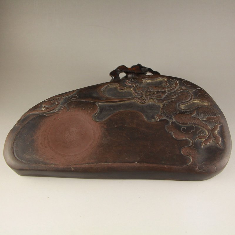 Vintage Chinese Lucky Dragon Duan Inkstone (1 of 5)