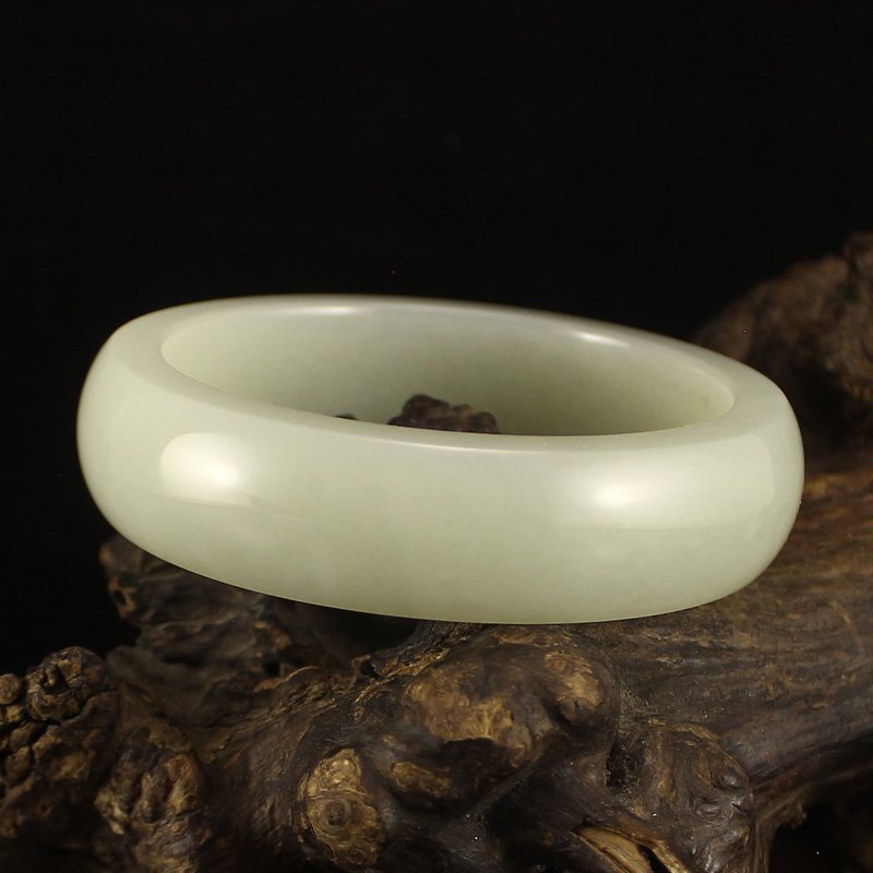Inside Diameter 59 mm Chinese Hetian Jade Bracelet (1 of 8)