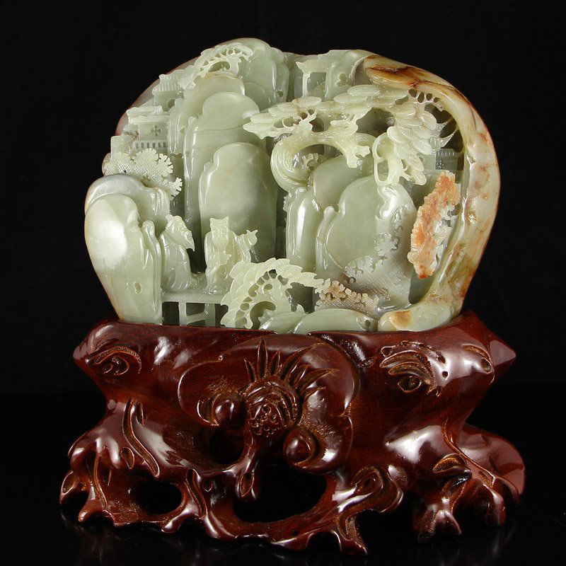 China Hetian Jade Statue - Remote Mountains Sightseeing (1 of 6)
