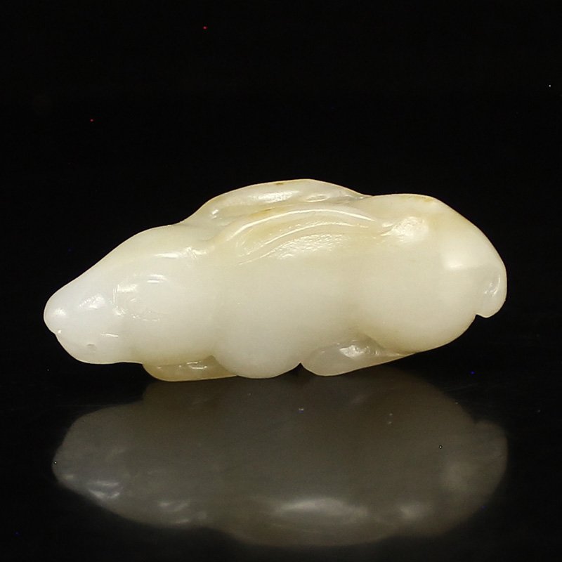 Chinese Hetian Jade Pendant - Rabbit (1 of 6)