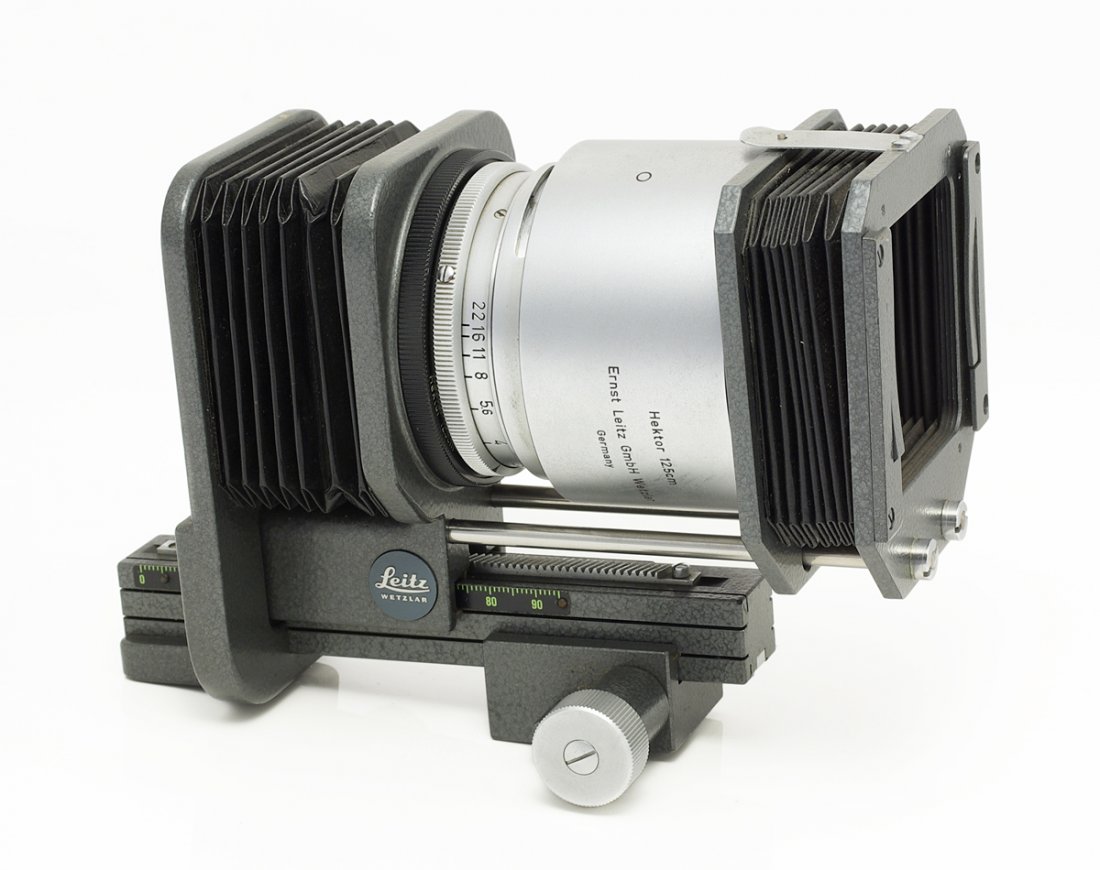 Leica M Hektor 125mm f/2.5 Visoflex + Extension bellows: Estimated Price: 450 - 660 EUR