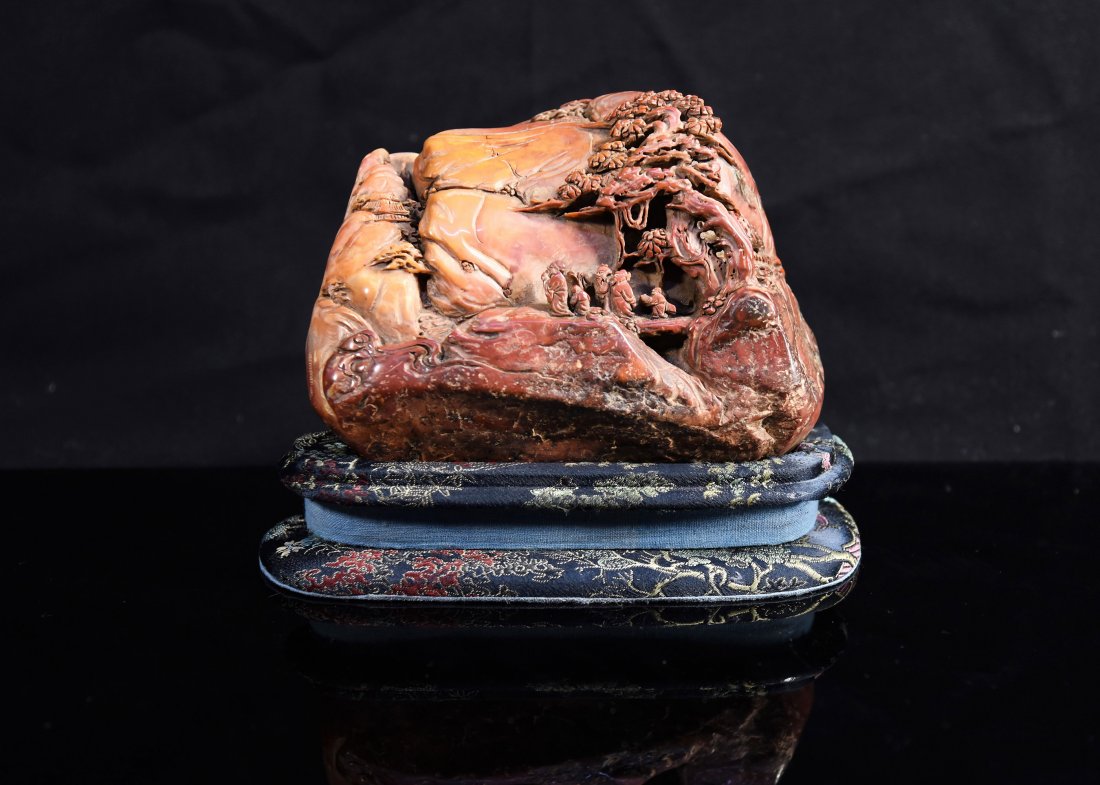 Qing Dynasty ShouShan Stone Carving (1 of 3)