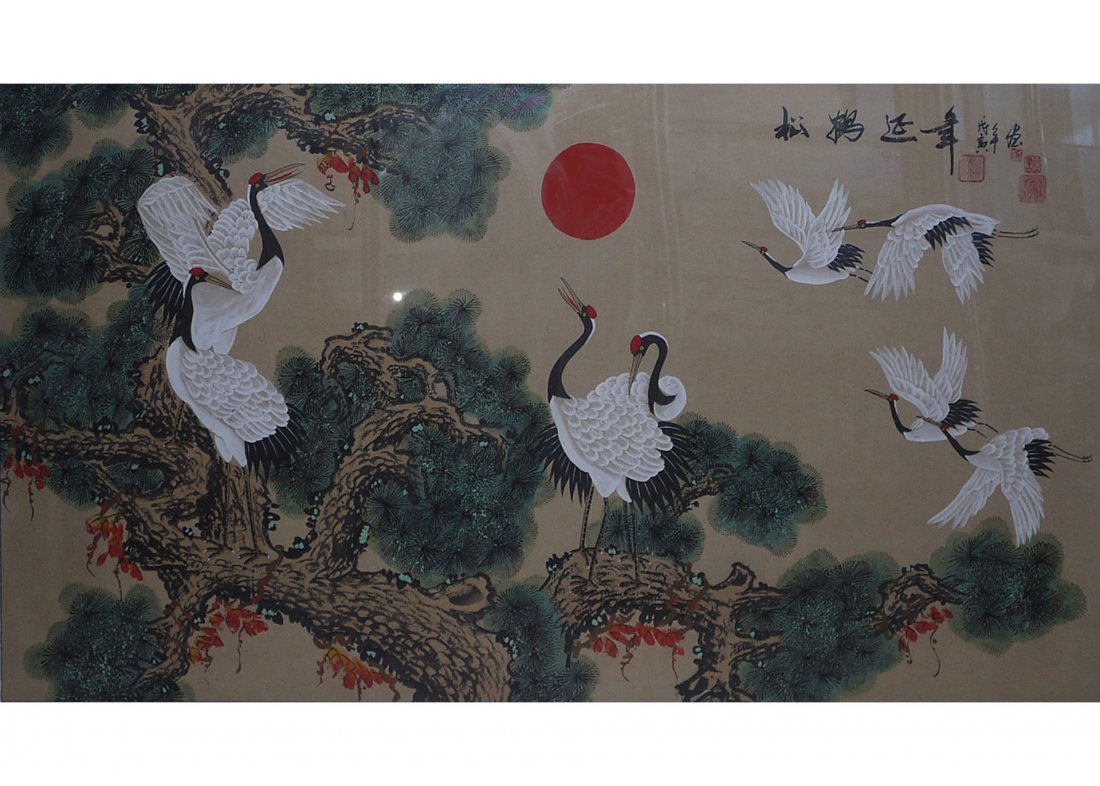 Chinese Painting with Frame (1 of 3)