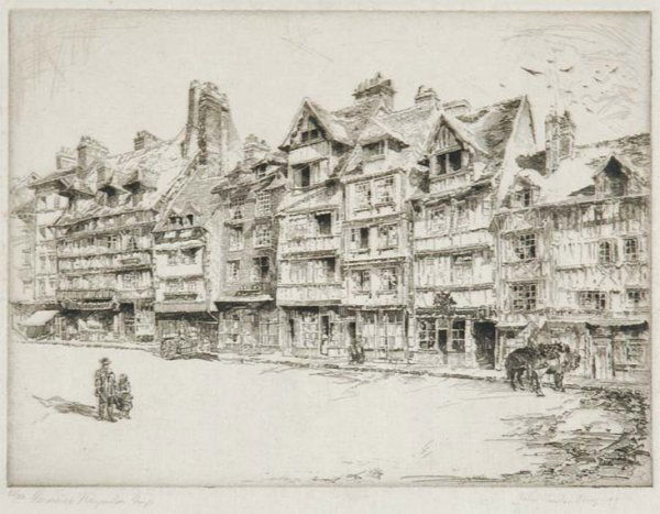 John Taylor Arms LACE; STANWICK Etchings (2): John Taylor Arms LACE; STANWICK (FLETCHER 20; 323) Etchings, 1919 and 1939, respectively, signed, dated, the first titled, numbered 21/50 and inscribed Third State, the second inscribed III in pencil