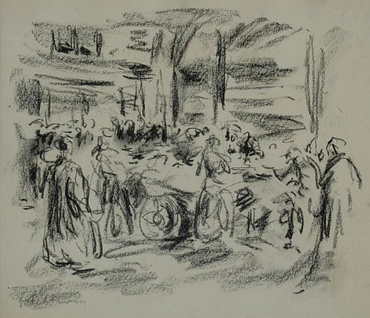 Max Liebermann German, 1847-1935 Die Judengasse i