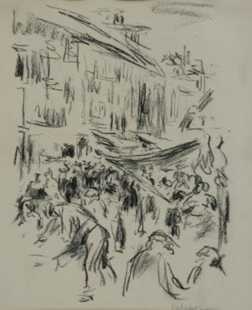 Max Liebermann German, 1847-1935 Judengasse im Am