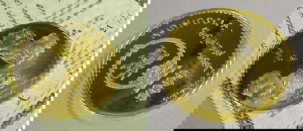 174 Mongolia 1994 5 Ounce Gold Coin Year Of The Dog On Liveauctioneers