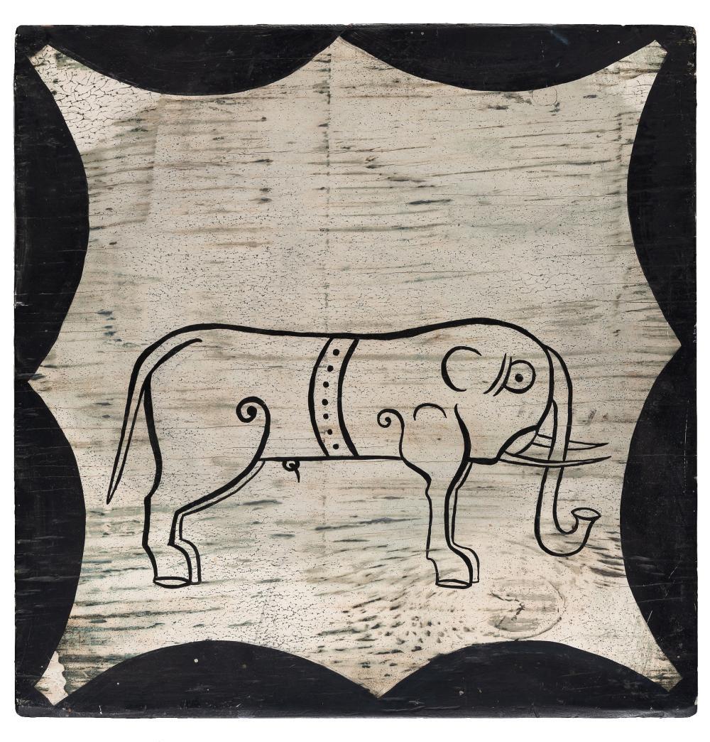 Margaret Kilgallen American, 1967-2001 Untitled: Margaret Kilgallen American, 1967-2001 Untitled Inscribed To Amy {heart} Meta on the reverse Acrylic on found panel 10 1/4 x 10 1/4 inches (26 x 26 cm) Unframed Provenance: Acquired directly from the